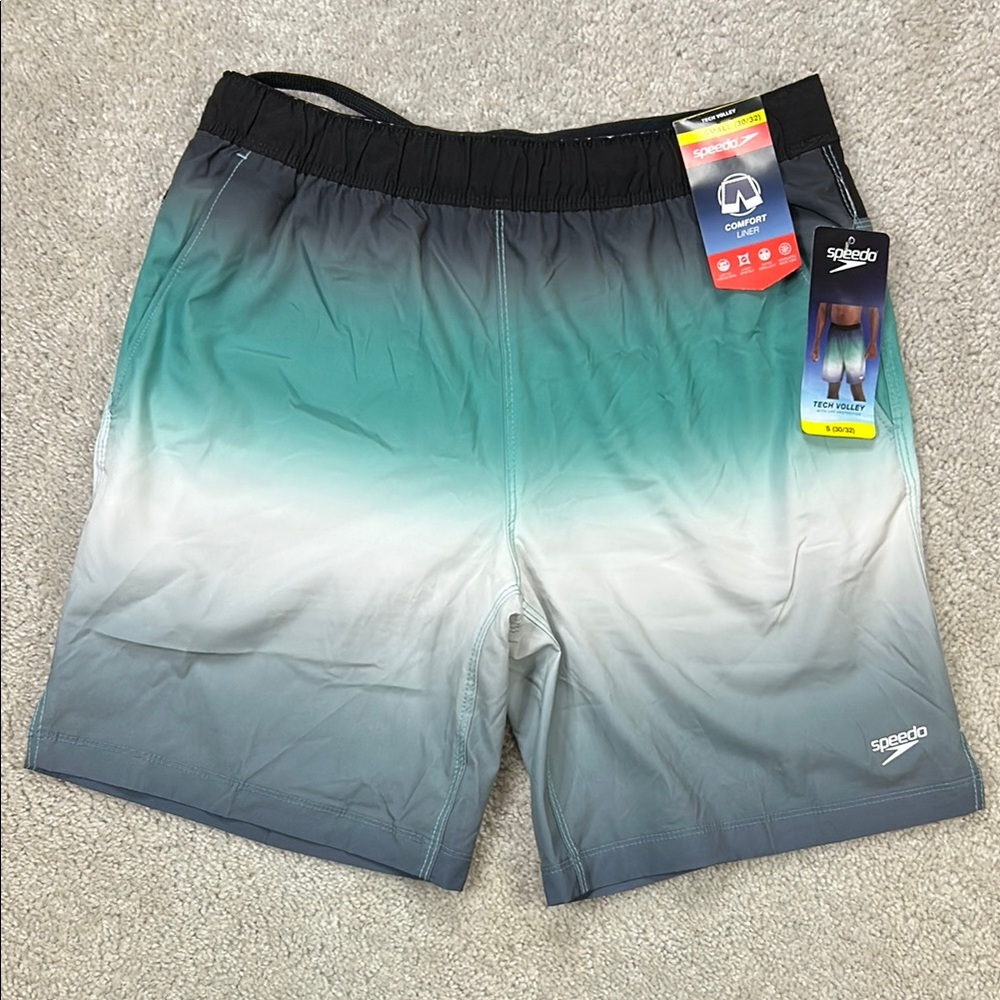 Speedo Tech Volley Shorts NWT